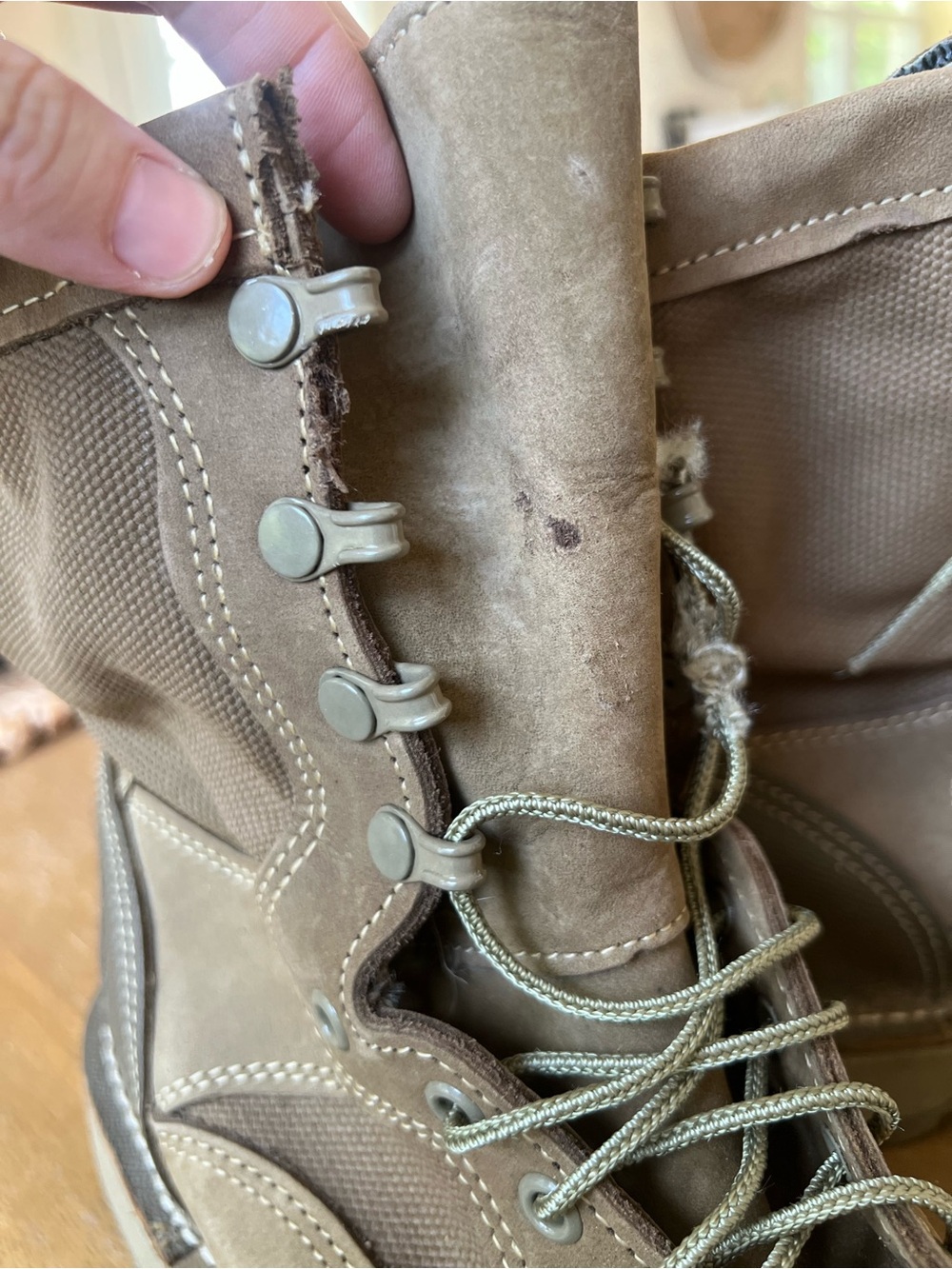 USMC RAT Combat Boots Temperate GORE-TEX Military Issue 8" Nubuck Brown (8.5) - Picture 5 of 11
